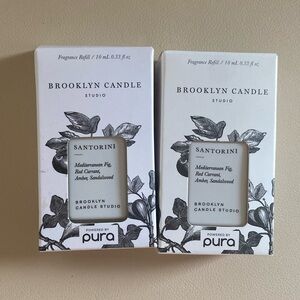 Brooklyn Candle - Santorini Fragrance Pura Diffuser Refill 2x- BRAND NEW IN BOX